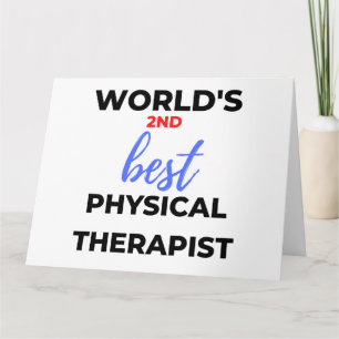 De tweede beste fysieke therapist ter wereld 2 kaart