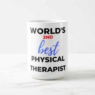 De tweede beste fysieke therapist ter wereld 2 koffiemok