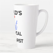 De tweede beste fysieke therapist ter wereld 2 latte mok (Rechts)