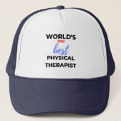 De tweede beste fysieke therapist ter wereld 2 trucker pet (Voorkant)