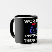 De tweede beste fysiotherapeut ter wereld mok (Voorkant links)