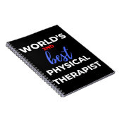 De tweede beste fysiotherapeut ter wereld notitieboek (Rechterzijde)