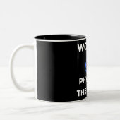 De tweede beste fysiotherapeut ter wereld tweekleurige koffiemok (Links)