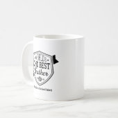 De tweede beste vader ter wereld koffiemok (Voorkant links)