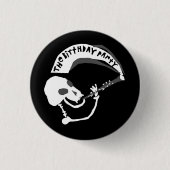 DE TWEEDE DAG RONDE BUTTON 3,2 CM (Voorkant)