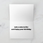 **DE TWEEDE DAG WENST EEN HARDE WERKVROUW** KAART (Binnen)