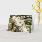 DE TWEEDE DAG WIL OP JE DAG NAAR MIJN MOM! KAART (Gele Bloem)