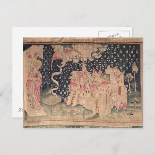 De tweede engel kondigt de herfst van Babylon aan Briefkaart (Voorkant / Achterkant)