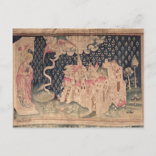 De tweede engel kondigt de herfst van Babylon aan Briefkaart (Voorkant)