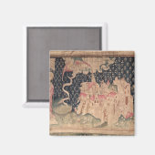 De tweede engel kondigt de herfst van Babylon aan Magneet (Voorkant / Achterkant)