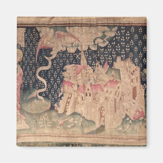 De tweede engel kondigt de herfst van Babylon aan Magneet (Voorkant)