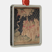 De tweede engel kondigt de herfst van Babylon aan Metalen Ornament (Rechts)