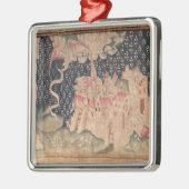 De tweede engel kondigt de herfst van Babylon aan Metalen Ornament (Links)