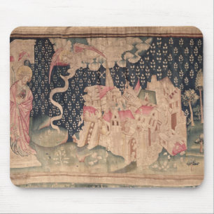 De tweede engel kondigt de herfst van Babylon aan Muismat