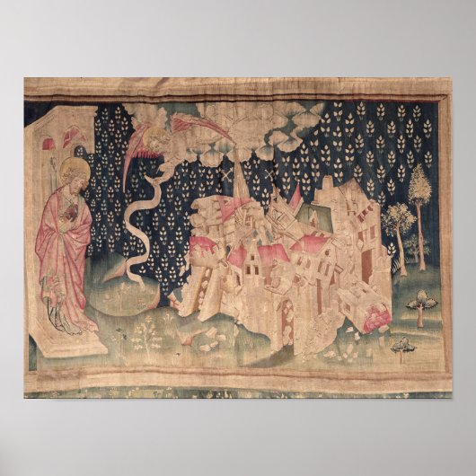 De tweede engel kondigt de herfst van Babylon aan Poster (Voorkant)