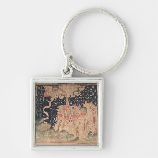 De tweede engel kondigt de herfst van Babylon aan Sleutelhanger (Voorkant)