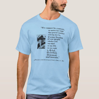 DE TWEEDE GROEP RECHTEN, AFBEELDING + QUOTE T-SHIRT