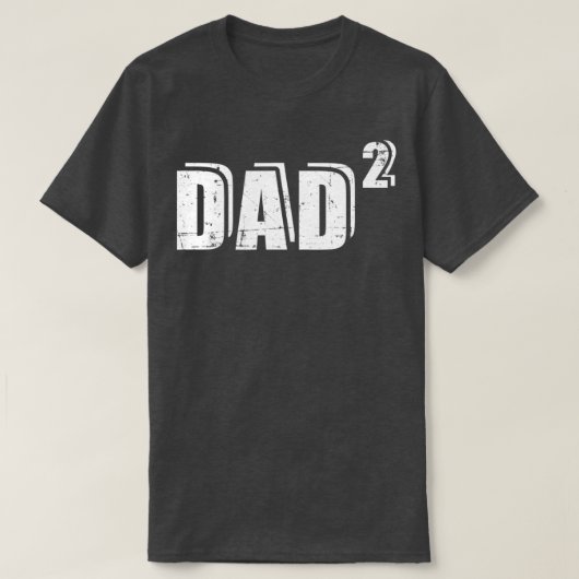 de tweede keer dat papa vader wordt t-shirt (Design voorkant)