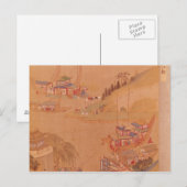 De tweede keizer van Sui, Yangdi Briefkaart (Voorkant / Achterkant)