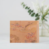 De tweede keizer van Sui, Yangdi Briefkaart (Staand voorkant)