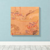 De tweede keizer van Sui, Yangdi Canvas Afdruk (Insitu (Houten vloer))