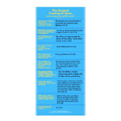 De tweede komt / opname reclamekaart (Achterkant)