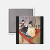 De tweede loge van Toulouse-Lautrec Magneet (Voorkant / Achterkant)