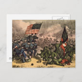 De Tweede Slag bij Bull was een veldslag in de Ame Briefkaart (Voorkant / Achterkant)
