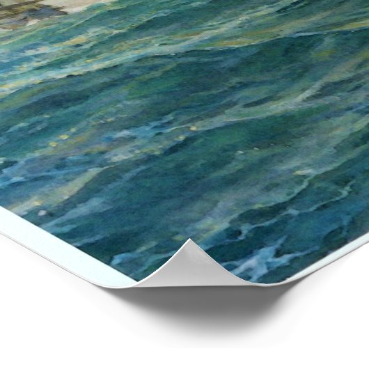 De tweede slag om de Virginia Capes Poster (Hoek)