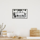De tweede tabel van goede genezing poster (Keuken)