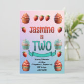 De tweede verjaardag van Jasmine Kaart (Staand voorkant)