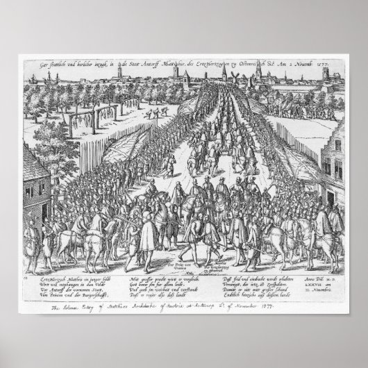 De tweede vermelding van Matthias Poster (Voorkant)