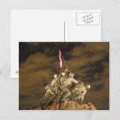 De Tweede Wereldoorlog Iwo Jima Memorial Arlington Briefkaart (Voorkant / Achterkant)