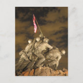 De Tweede Wereldoorlog Iwo Jima Memorial Arlington Briefkaart (Voorkant)