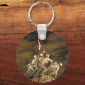 De Tweede Wereldoorlog Iwo Jima Memorial Arlington Sleutelhanger (Voorkant)