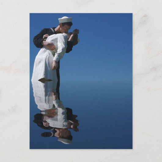 De Tweede Wereldoorlog Kiss Briefkaart (Voorkant)