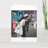 De Tweede Wereldoorlog Kiss Kaart (Achterkant)