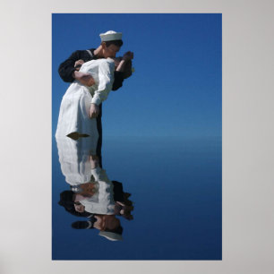 De Tweede Wereldoorlog Kiss Poster
