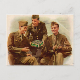 De Tweede Wereldoorlog van 1940 en soldaten met sn Briefkaart