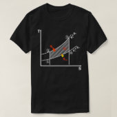 De tweede wet van het thermodynamisch diagram t-shirt (Design voorkant)