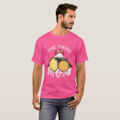 De tweeling citroen en mandarijn t-shirt (Voorkant volledig)