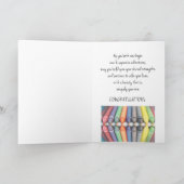 De tweeling Gelukwensen van Afstuderen, een Kaart (Binnen)