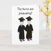 De tweeling is Kaart aan het afstuderen (Gele Bloem)