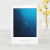 De tweeling Kaart van de Verjaardag van Vissen (Gele Bloem)