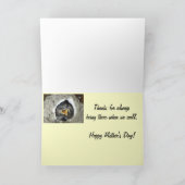 De tweeling Kaart van het Moederdag van de Vogels (Binnen)