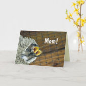 De tweeling Kaart van het Moederdag van de Vogels (Gele Bloem)