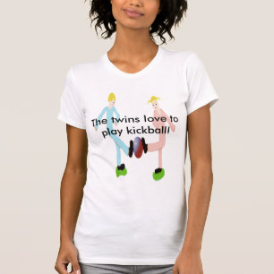 De tweeling schopt kraamkraam TShirt