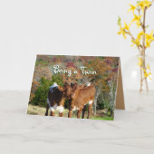 De tweelingen kaart-passen om het even welke kaart (Gele Bloem)