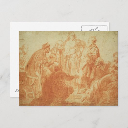 De twijfelende Thomas Briefkaart (Voorkant / Achterkant)