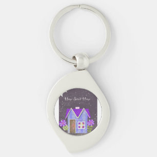 De Twilight Garden (Maagdenpalm & Indigo) Sleutelhanger